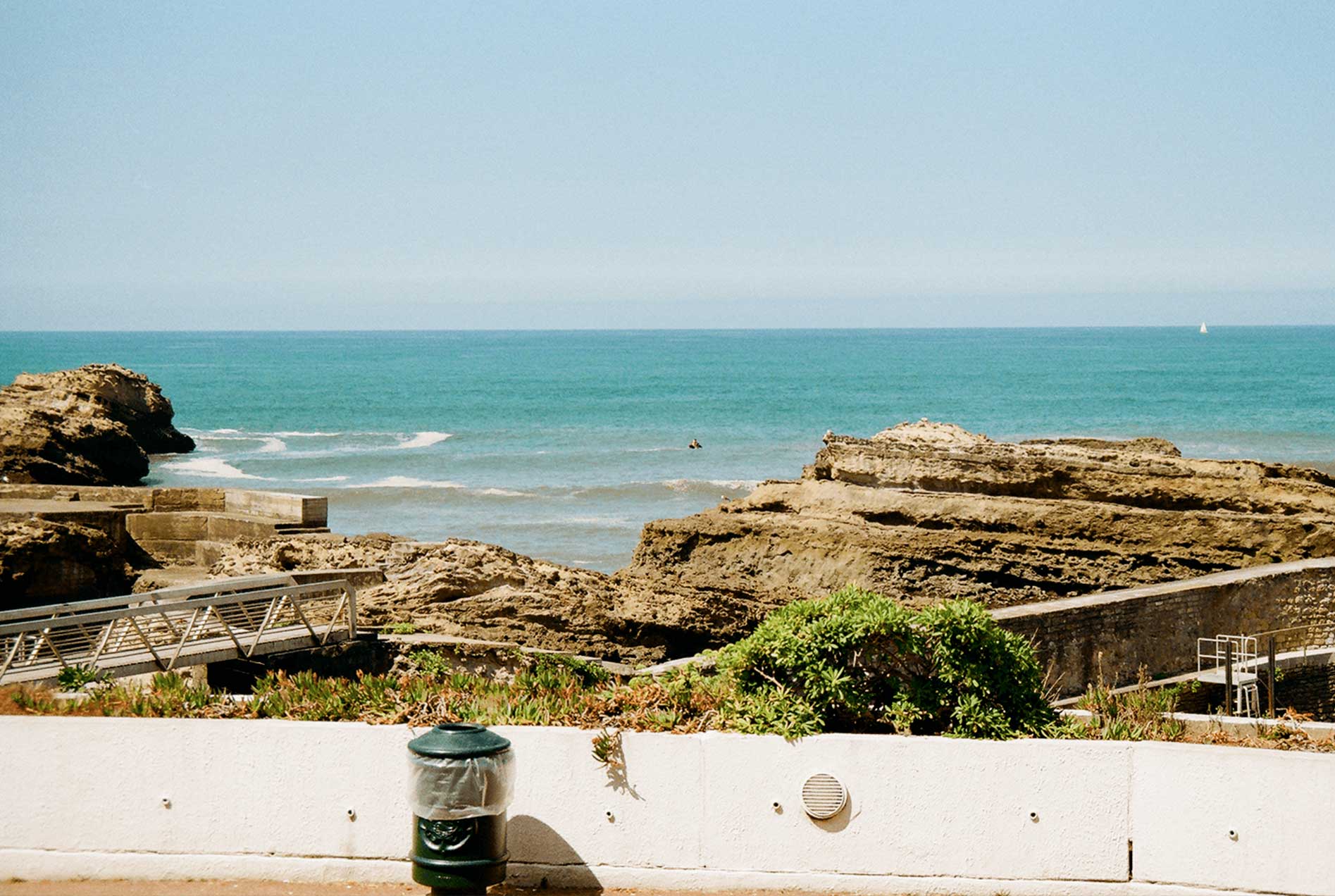 Picture of the sea in Biarritz